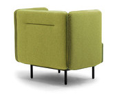 Breiter Sessel mit niedrig gepolsterten Seiten- und Rückenpaneelen · Stahlgestell Schwarz
· Bezug Fenice 451 Breiter Sessel mit niedrig gepolsterten Seiten- und Rückenpaneelen · Stahlgestell Schwarz
· Bezug Fenice 451